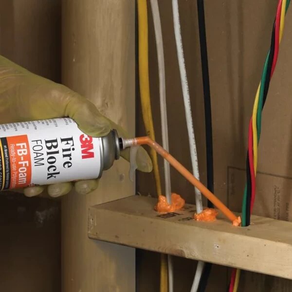 3M Fire Block Foam (FB-Foam) in use